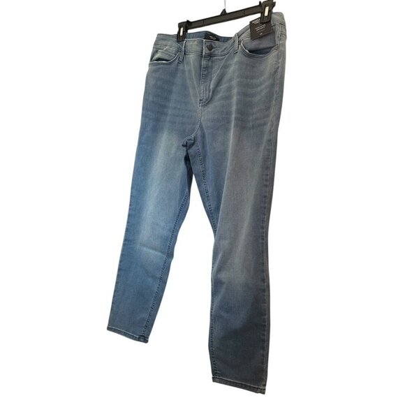 Simply Vera Wang Womens Mid Rise Power Stretch Skinny Jeans Sz 16 New - Picture 5 of 7